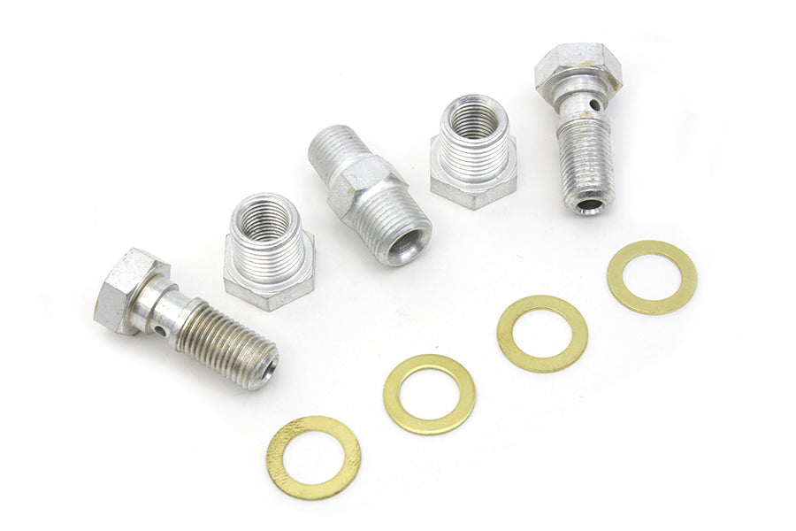 Oil Line Fitting Kit Cadmium 1936 / 1940 EL 1941 / 1941 FL
