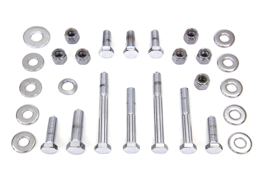 Upper and Lower Chrome Engine Bolts 1984 / 1999 FXST 1986 / 1999 FLST