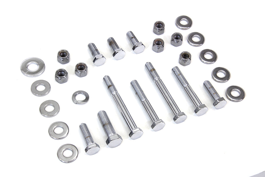 Upper and Lower Chrome Engine Bolts 1984 / 1999 FXST 1986 / 1999 FLST