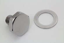 Load image into Gallery viewer, Fork Top Tube Plug Flat Chrome 1986 / UP FLST 1984 / UP FXST 1980 / 1986 FXWG 1977 / 1984 FL 1979 / UP FLT 1979 / UP FLT
