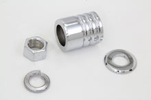 Load image into Gallery viewer, Front Axle Spacer Kit Groove Style Chrome 1997 / 1999 FLSTC