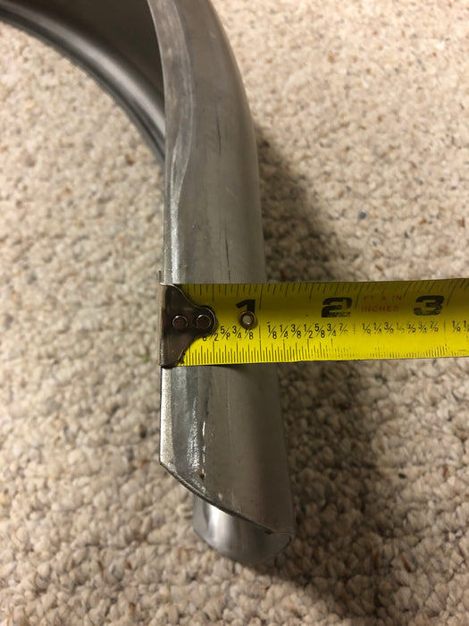5" Flat Fender Steel Universal Custom Use 5" Wide Rolled 14 Gauge