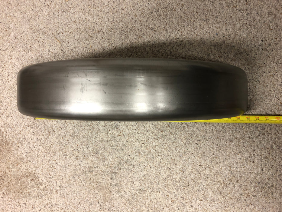 5" Flat Fender Steel Universal Custom Use 5" Wide Rolled 14 Gauge